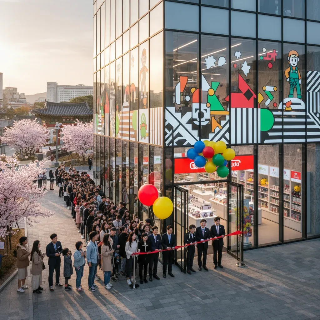 닌텐도 팝업스토어 서울점이 드디어 문을 연다 관련 시각 자료