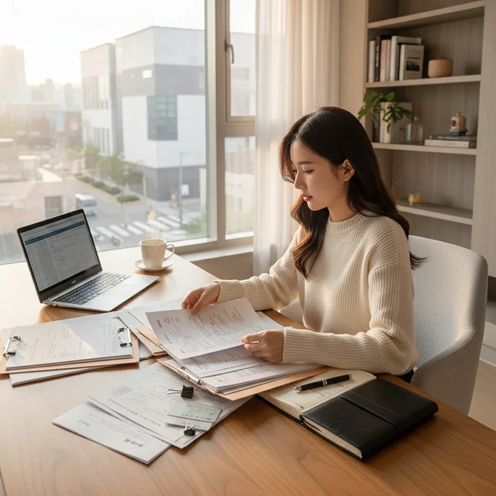 필요 서류 준비하기 관련 시각 자료