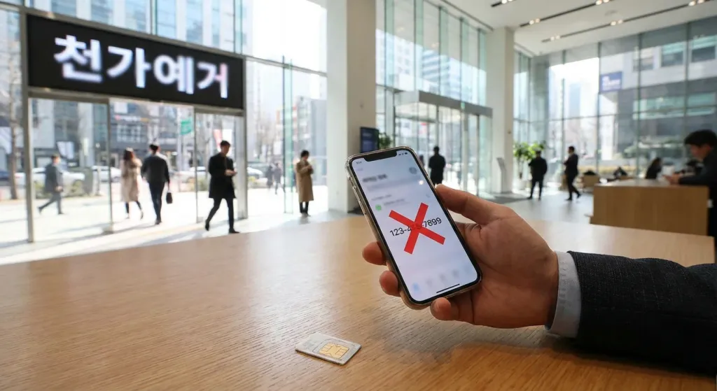 기존 번호 무효화 처리 관련 시각 자료