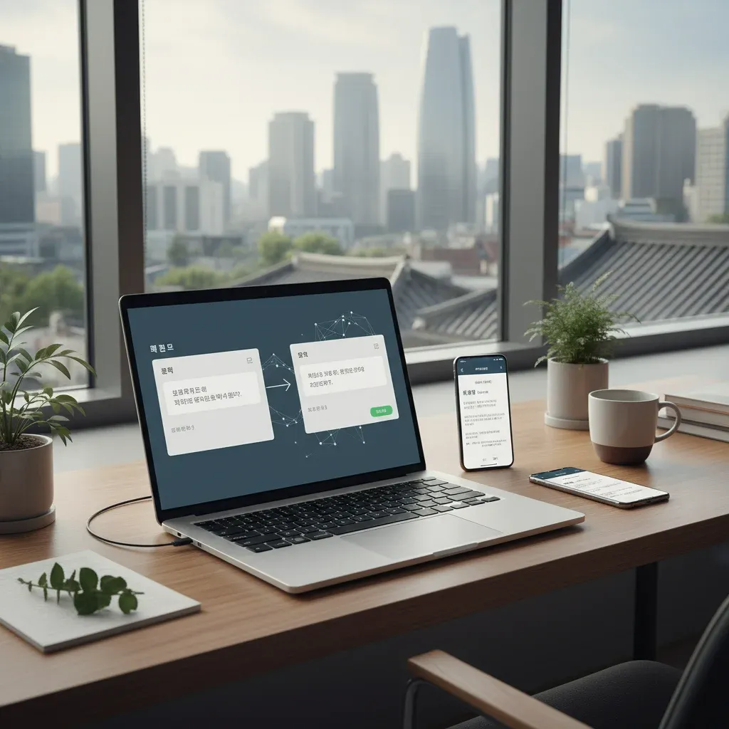 네이버 한일사전 변환기 관련 시각 자료