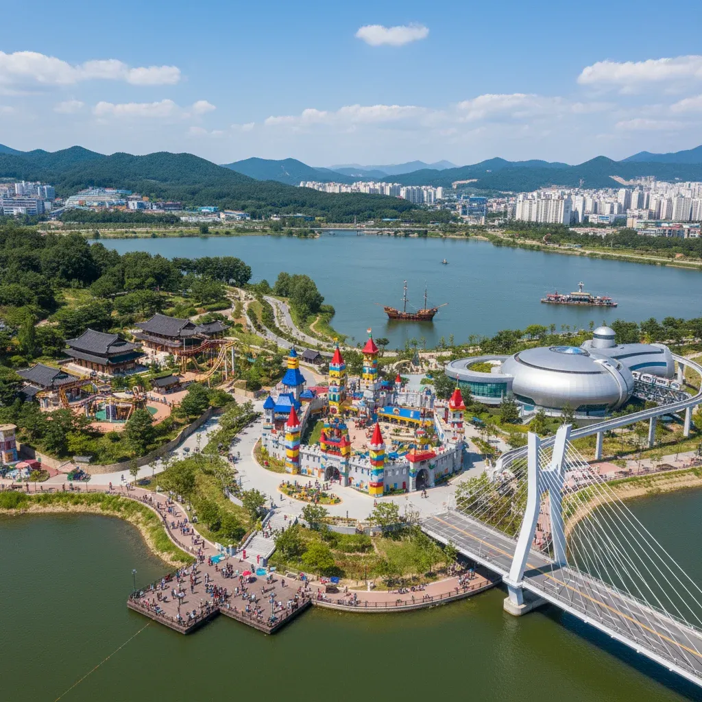 레고랜드와 지역 테마파크들 관련 시각 자료