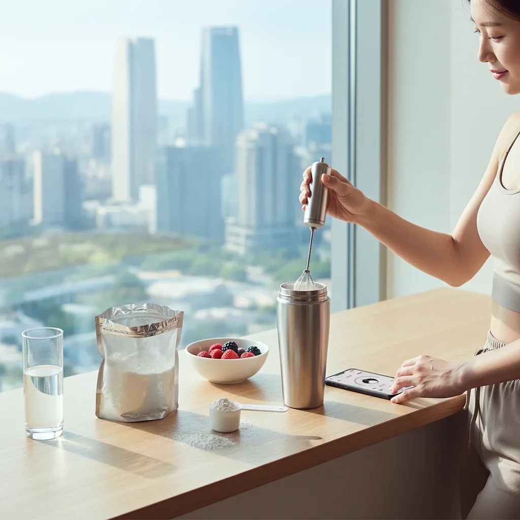 분말 형태로 섞어 먹기 - 간편한 현대적 방법 관련 시각 자료