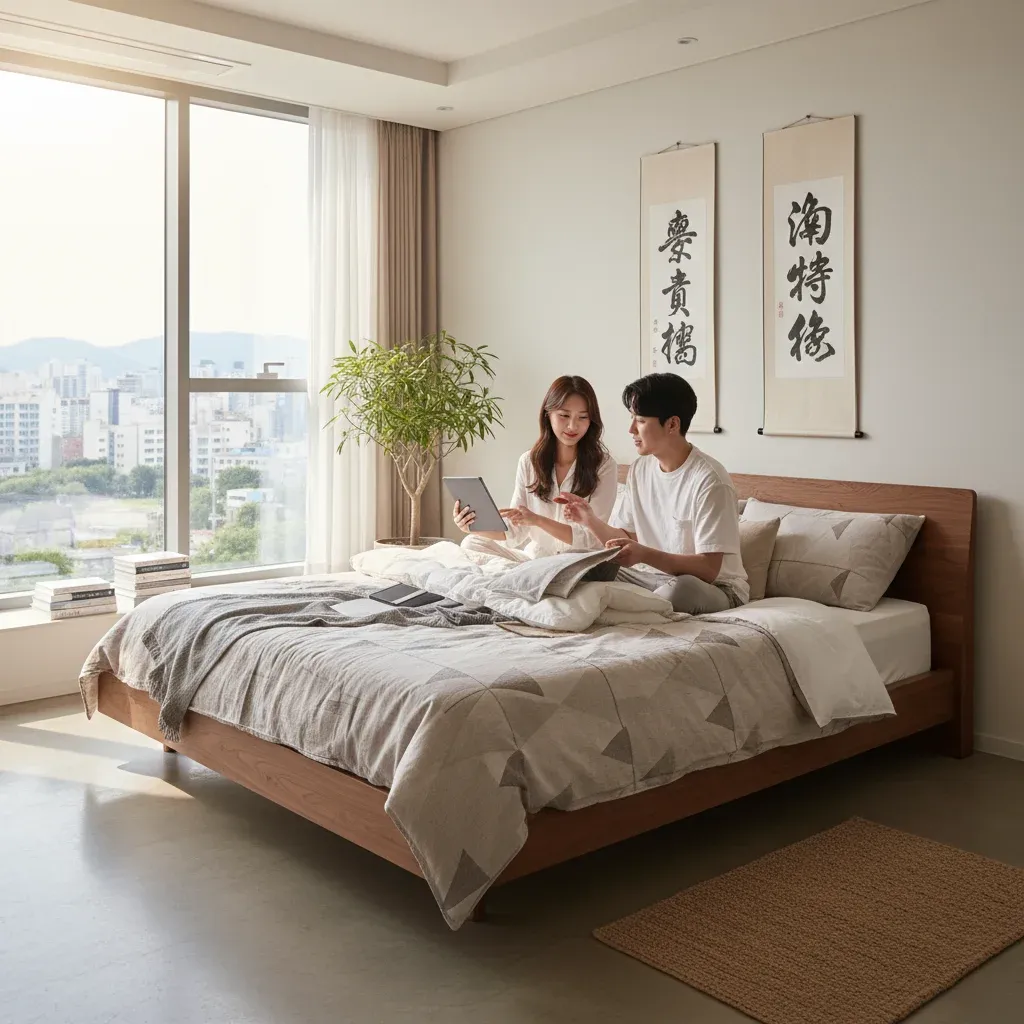 신혼집 침대 선택이 결혼생활을 좌우한다? 관련 시각 자료