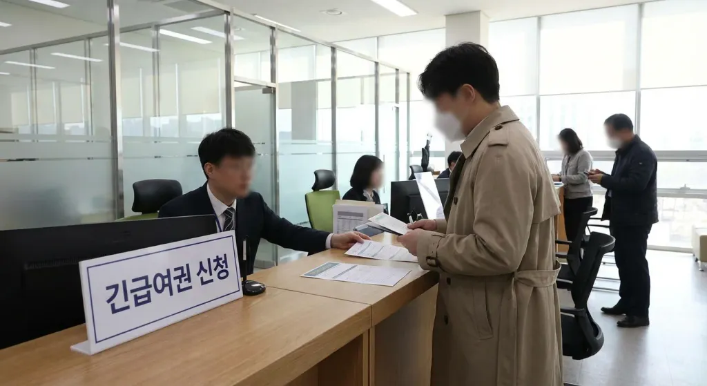 긴급여권 발권 방법