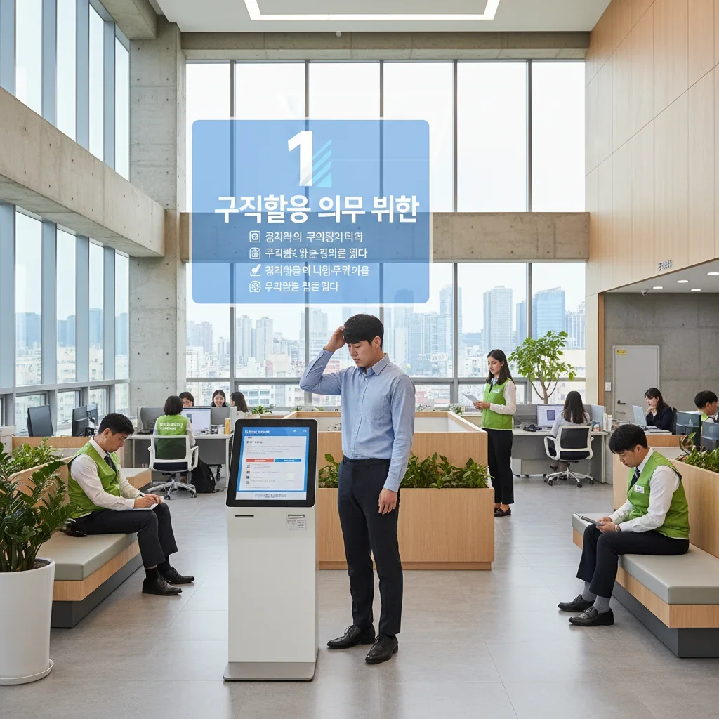 구직활동 의무 위반이 1순위 관련 시각 자료