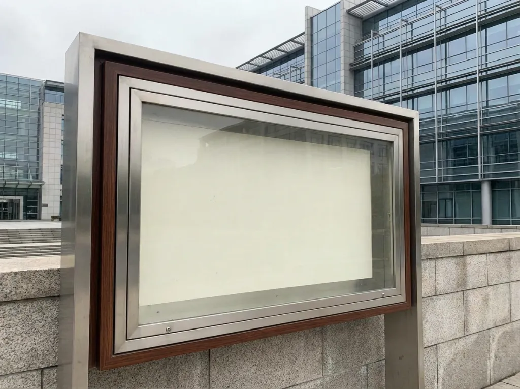 공공기관 차량 2부제 시행 안내 표지판