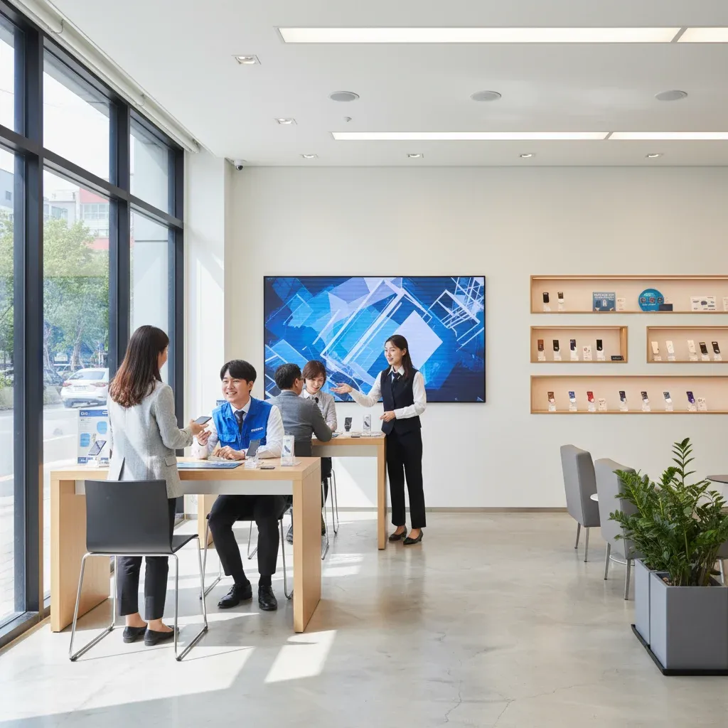 KT 대리점 방문 교체 관련 시각 자료