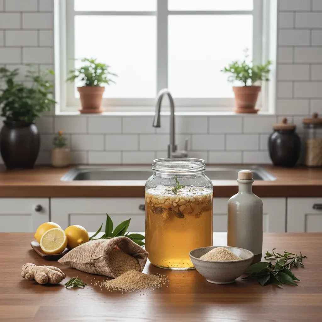 설탕 + 이스트로 만드는 천연 효소 관련 시각 자료