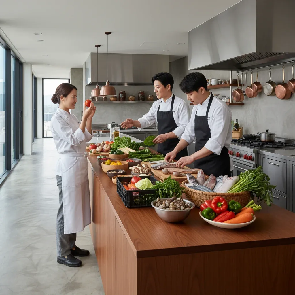 신선한 재료 선별하기 관련 시각 자료