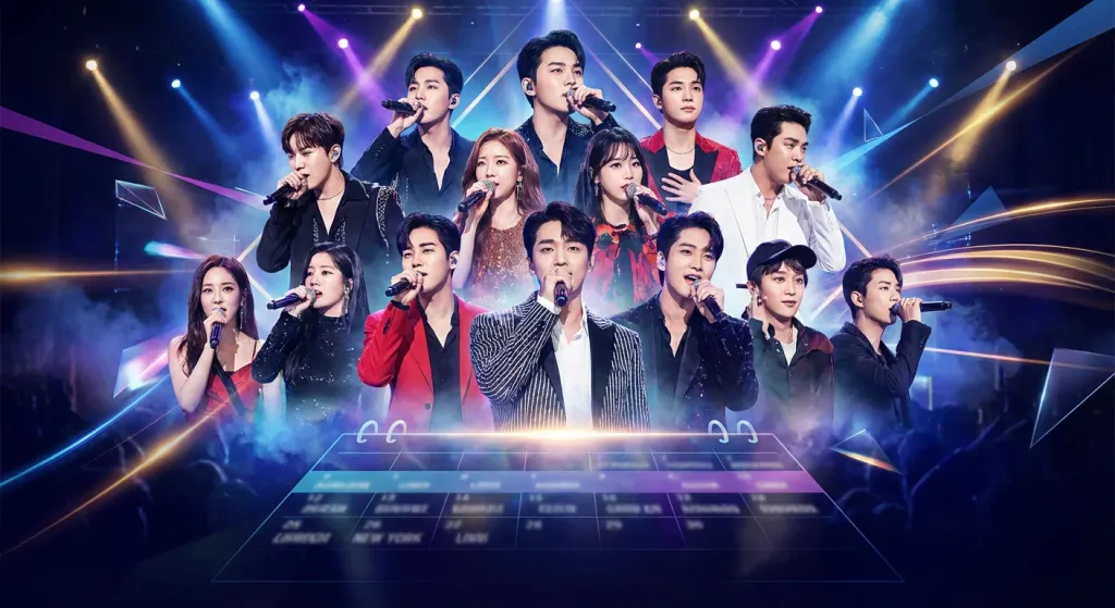 현역가왕3 전국투어 콘서트 메인 포스터