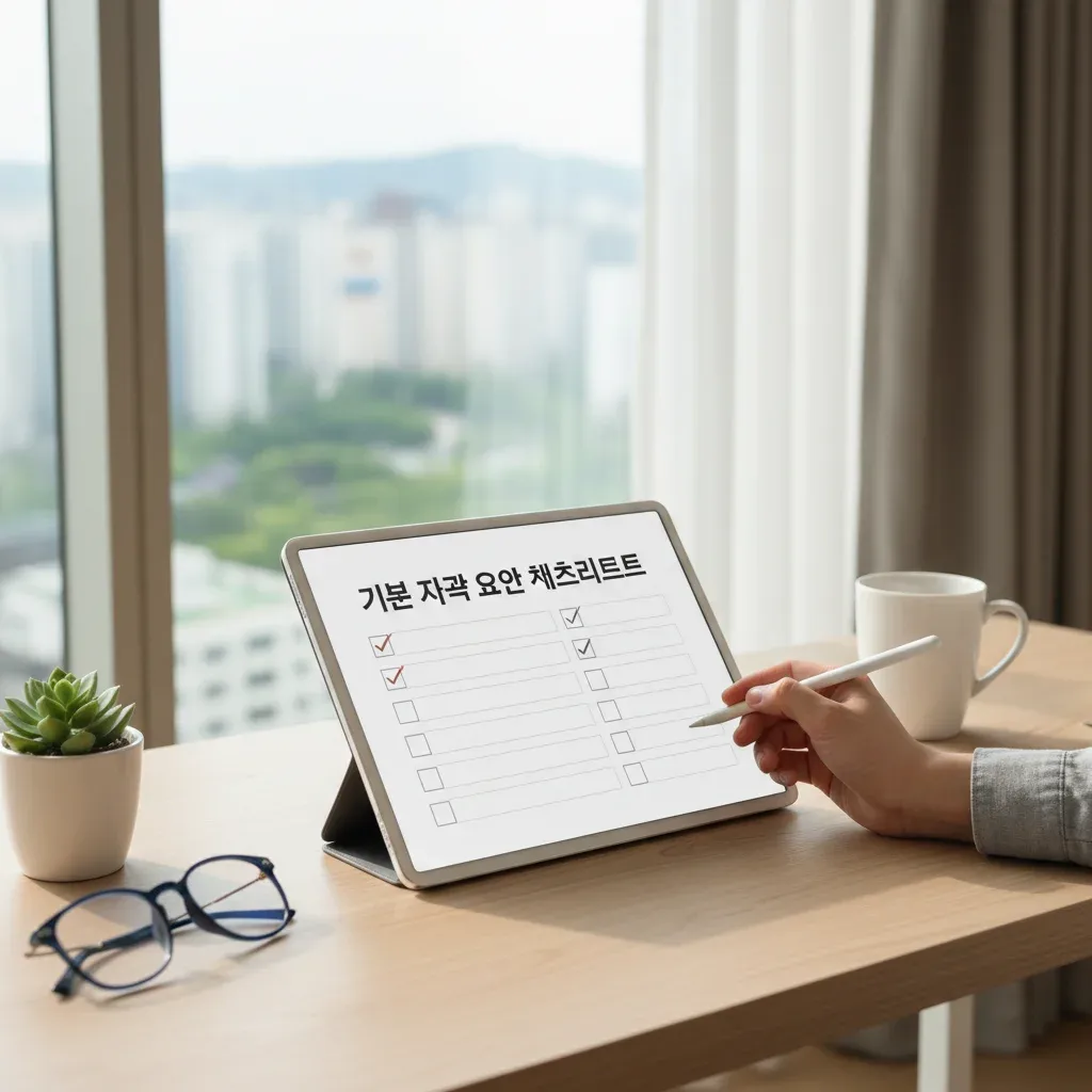기본 자격 요건 체크리스트 관련 시각 자료