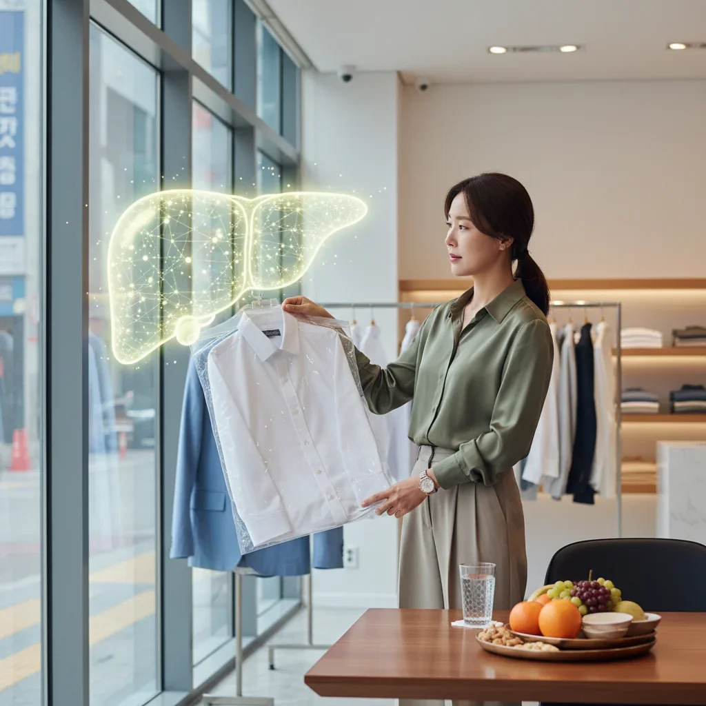 드라이클리닝이 간 건강에 미치는 영향 관련 시각 자료