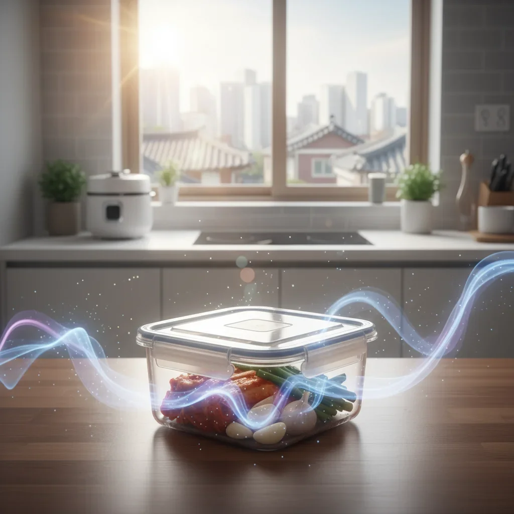 냄새 분자가 플라스틱에 침투하는 과정 관련 시각 자료