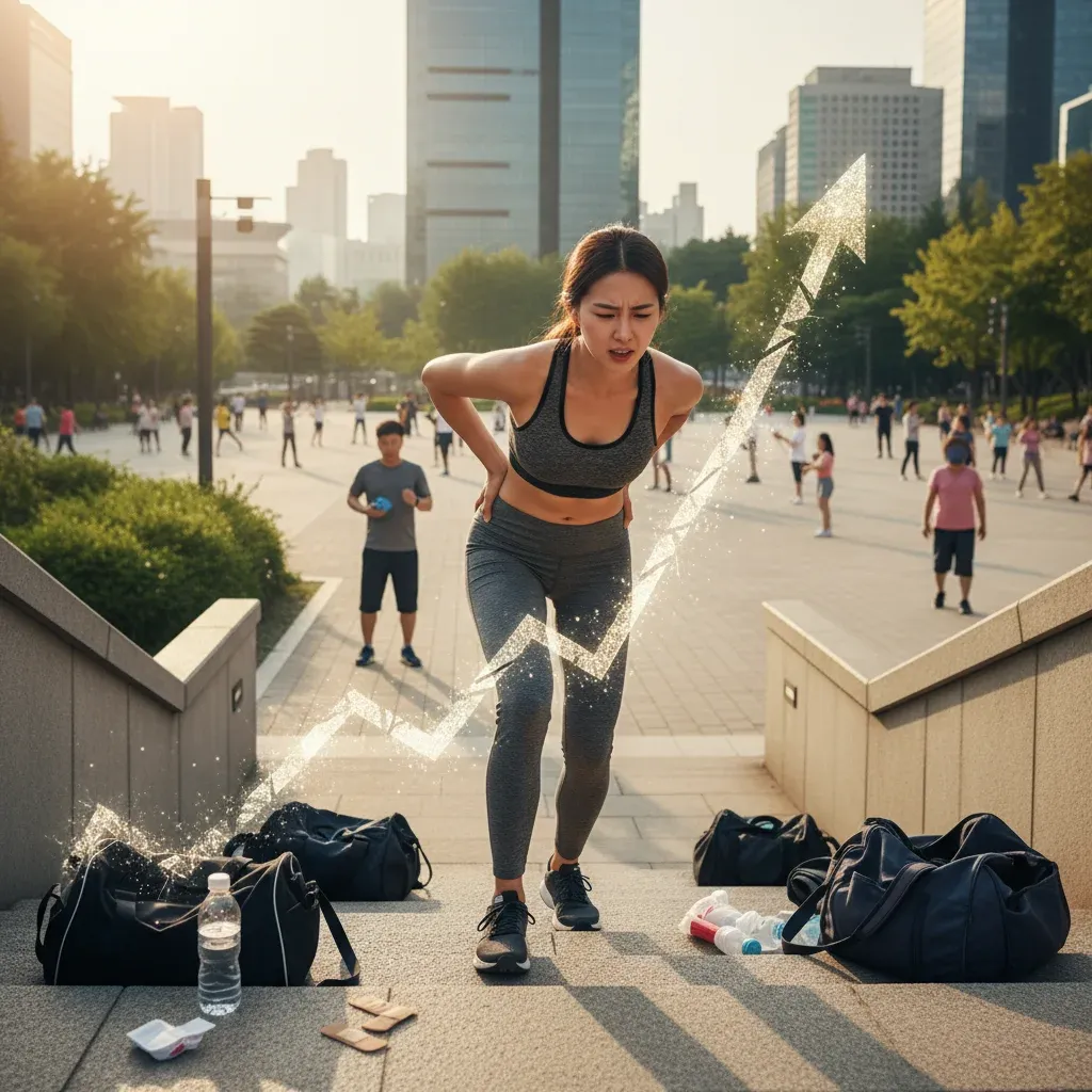 갑작스러운 운동량 증가가 주범 관련 시각 자료