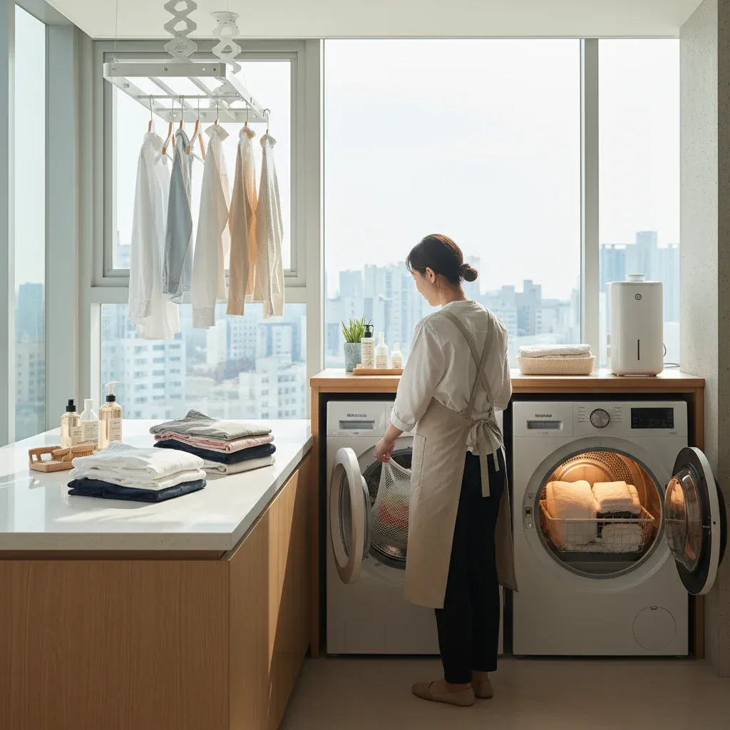 올바른 세척과 건조 방법 관련 시각 자료