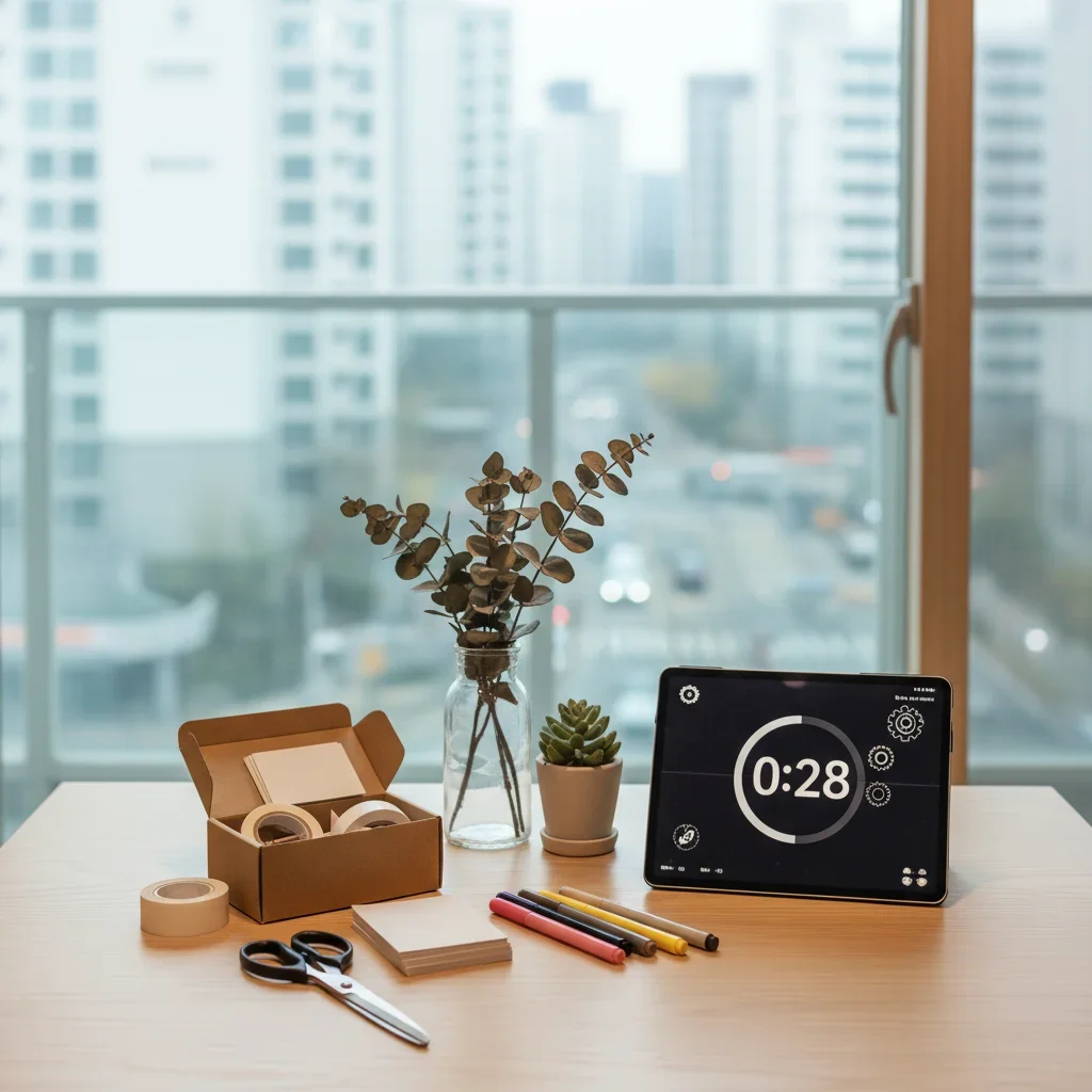 1단계: 준비물과 사전 작업 (30초) 관련 시각 자료