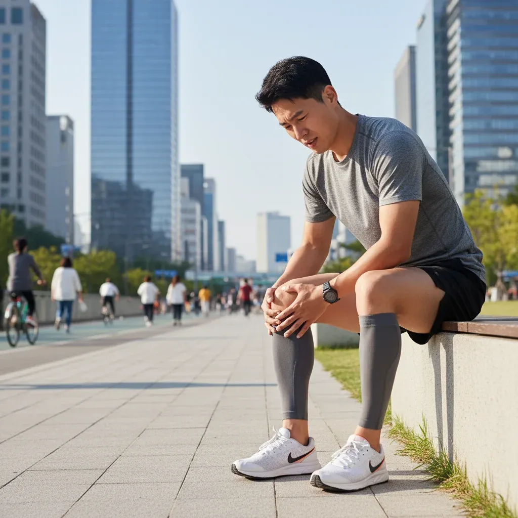 런닝할 때마다 찾아오는 정강이 통증의 정체 관련 시각 자료