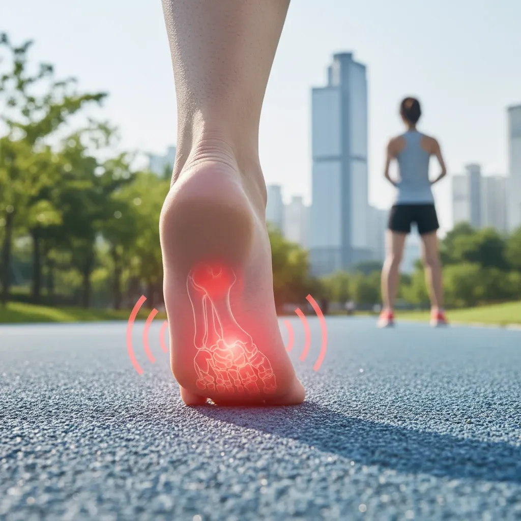 런닝 발바닥 통증, 왜 생기는 걸까? 관련 시각 자료