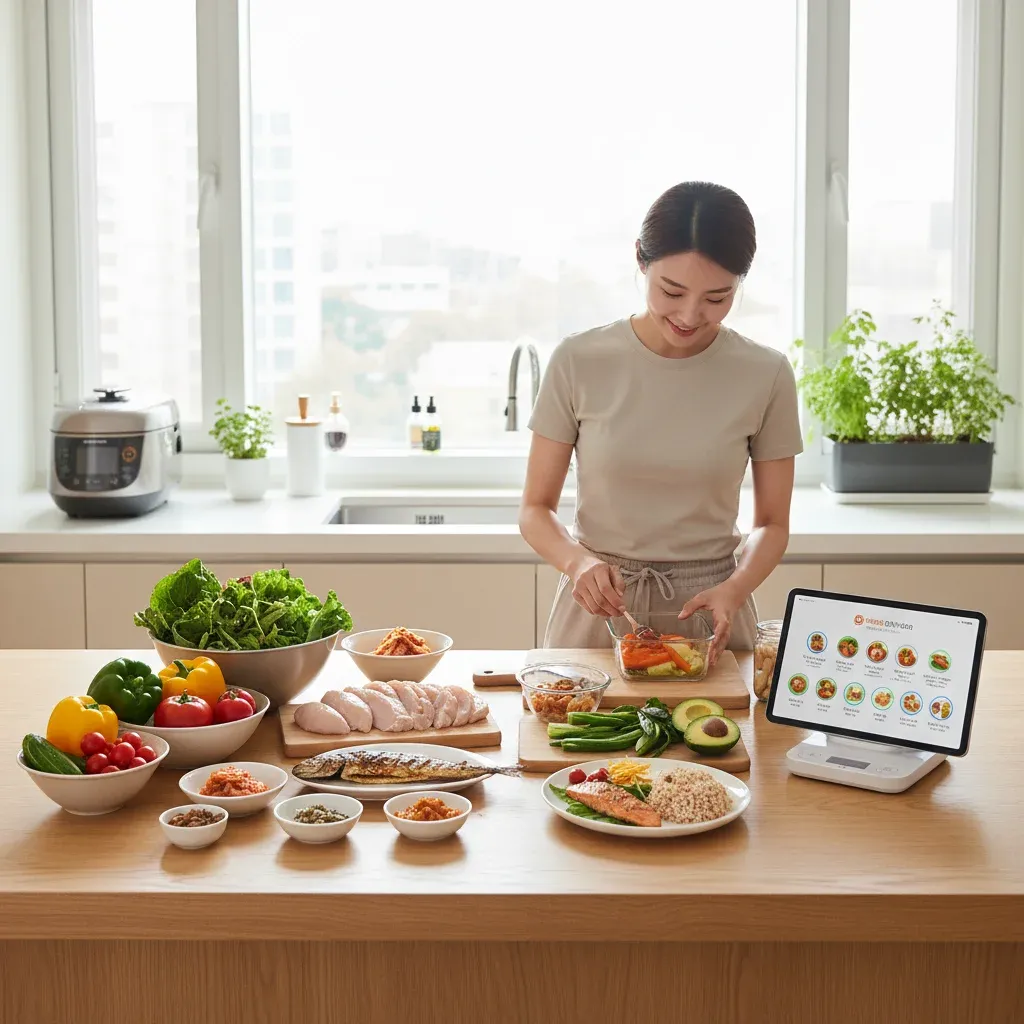 효과적인 식단 관리법 관련 시각 자료