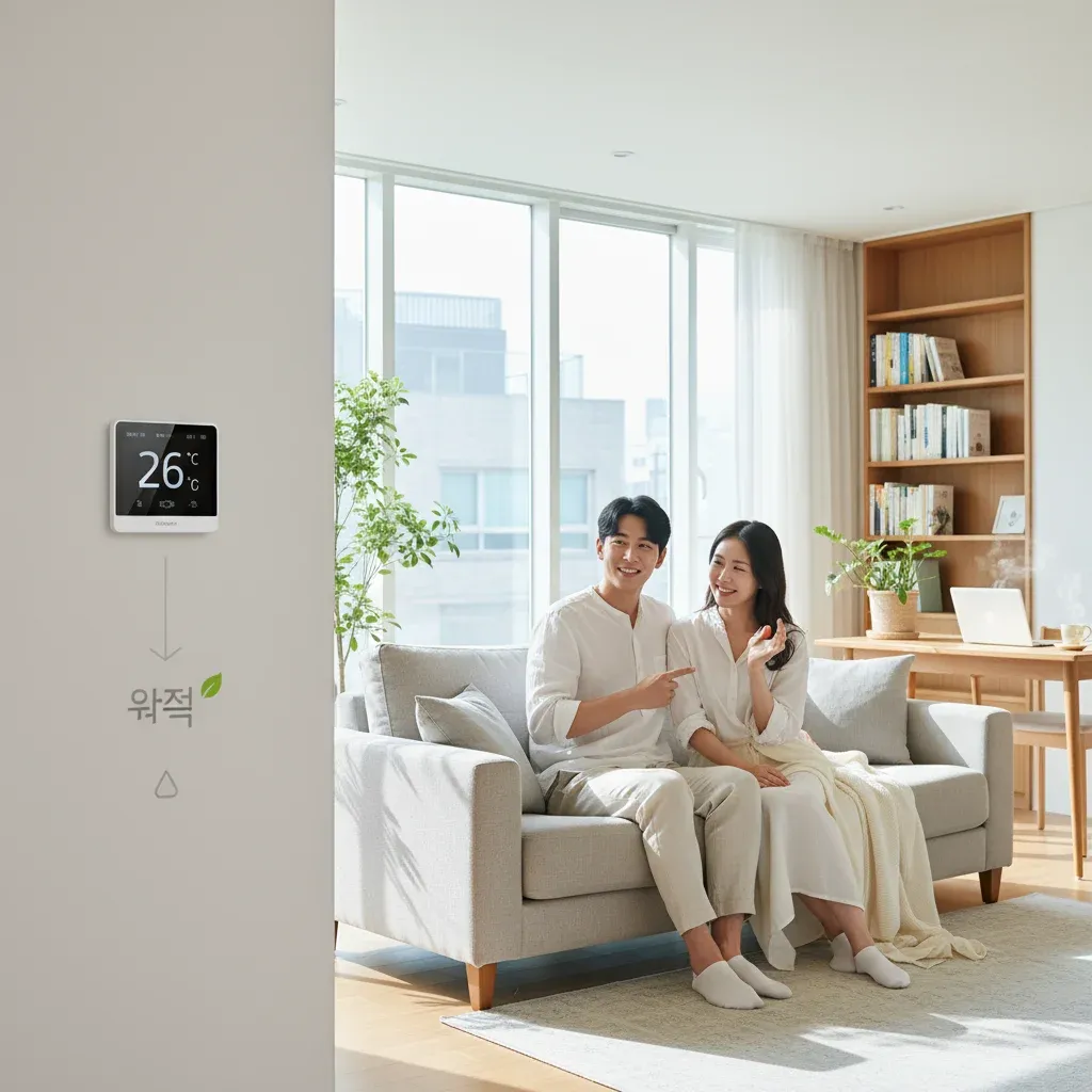 적정 온도가 절약의 시작점 관련 시각 자료