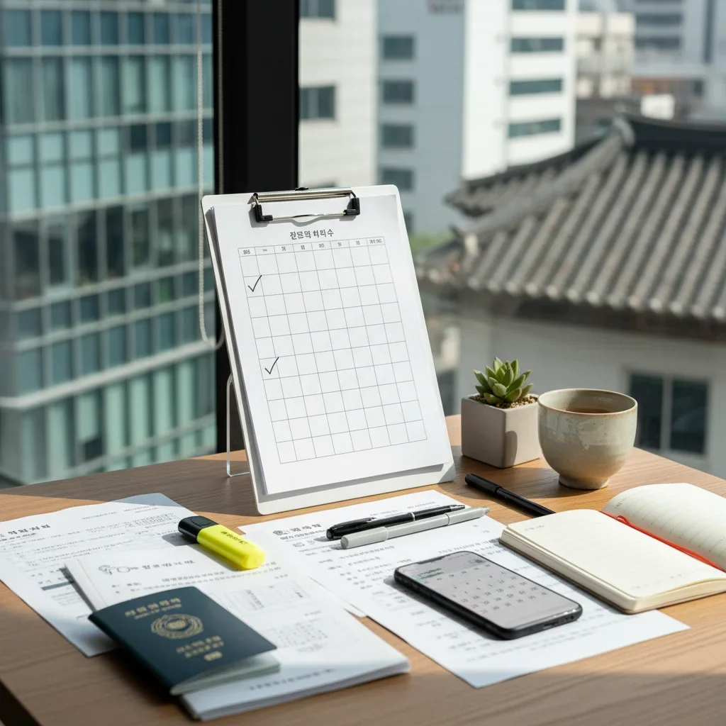 필수 서류 체크리스트 관련 시각 자료