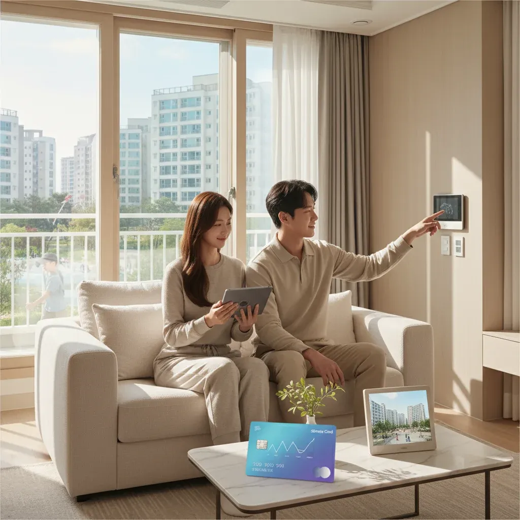 신한카드 Deep Dream 아파트 관리비 할인 관련 시각 자료