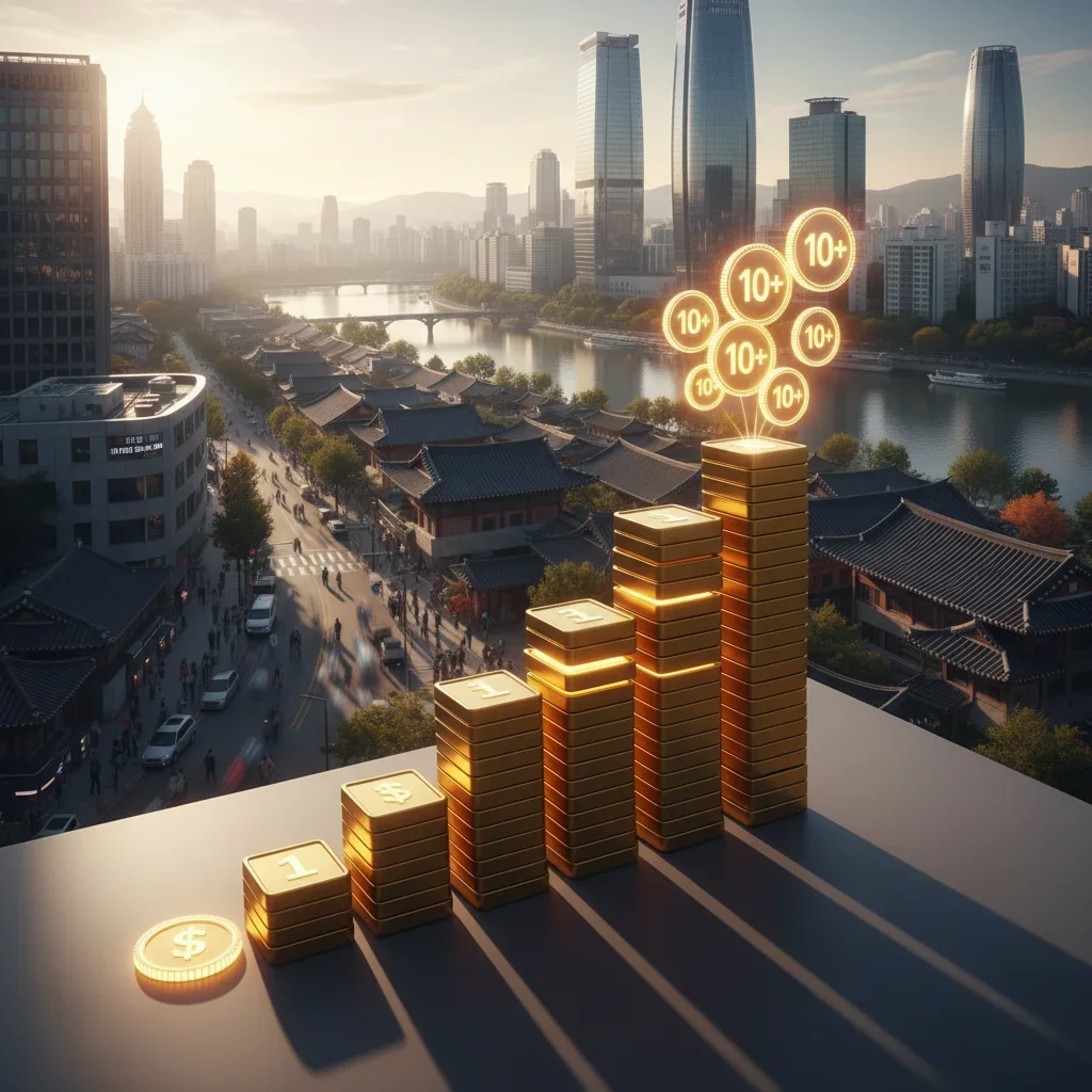 10배 이상의 투자 대비 효과 관련 시각 자료