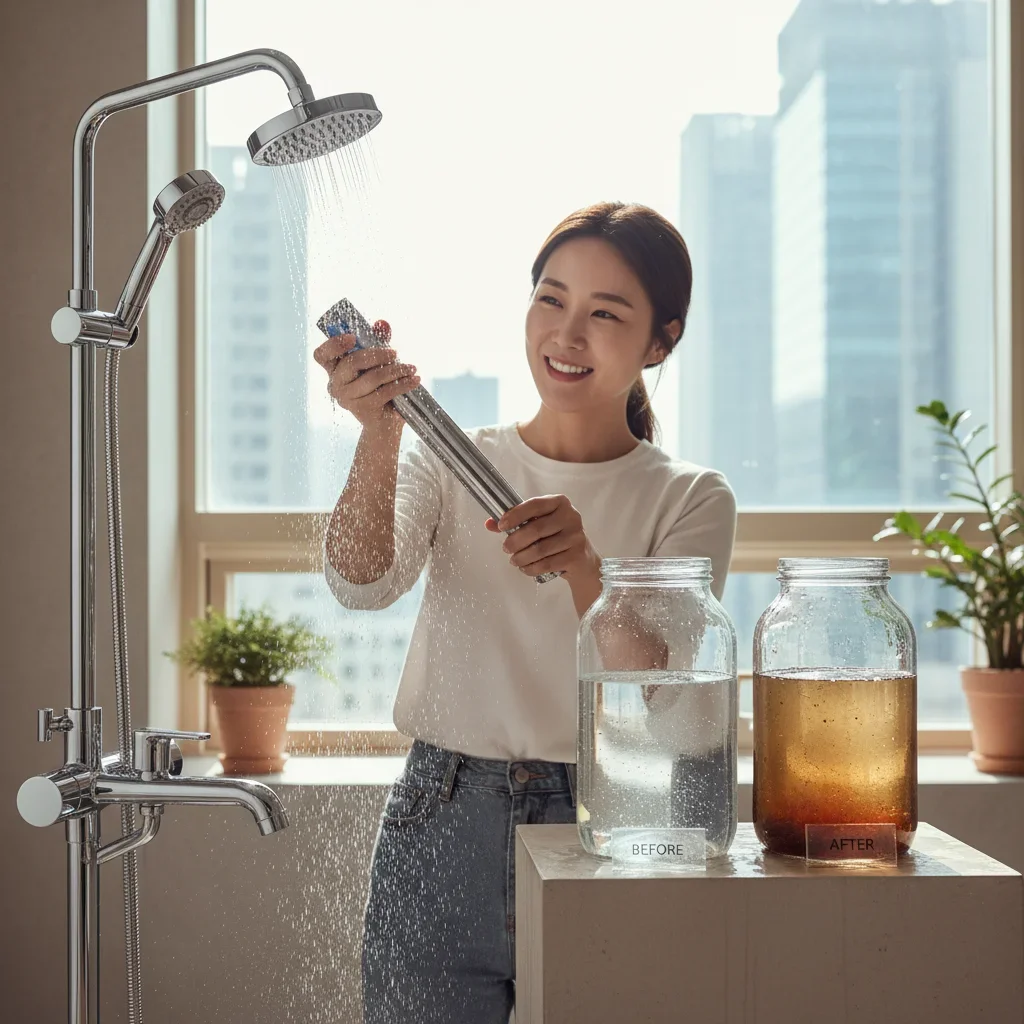 배관 청소의 놀라운 효과 관련 시각 자료