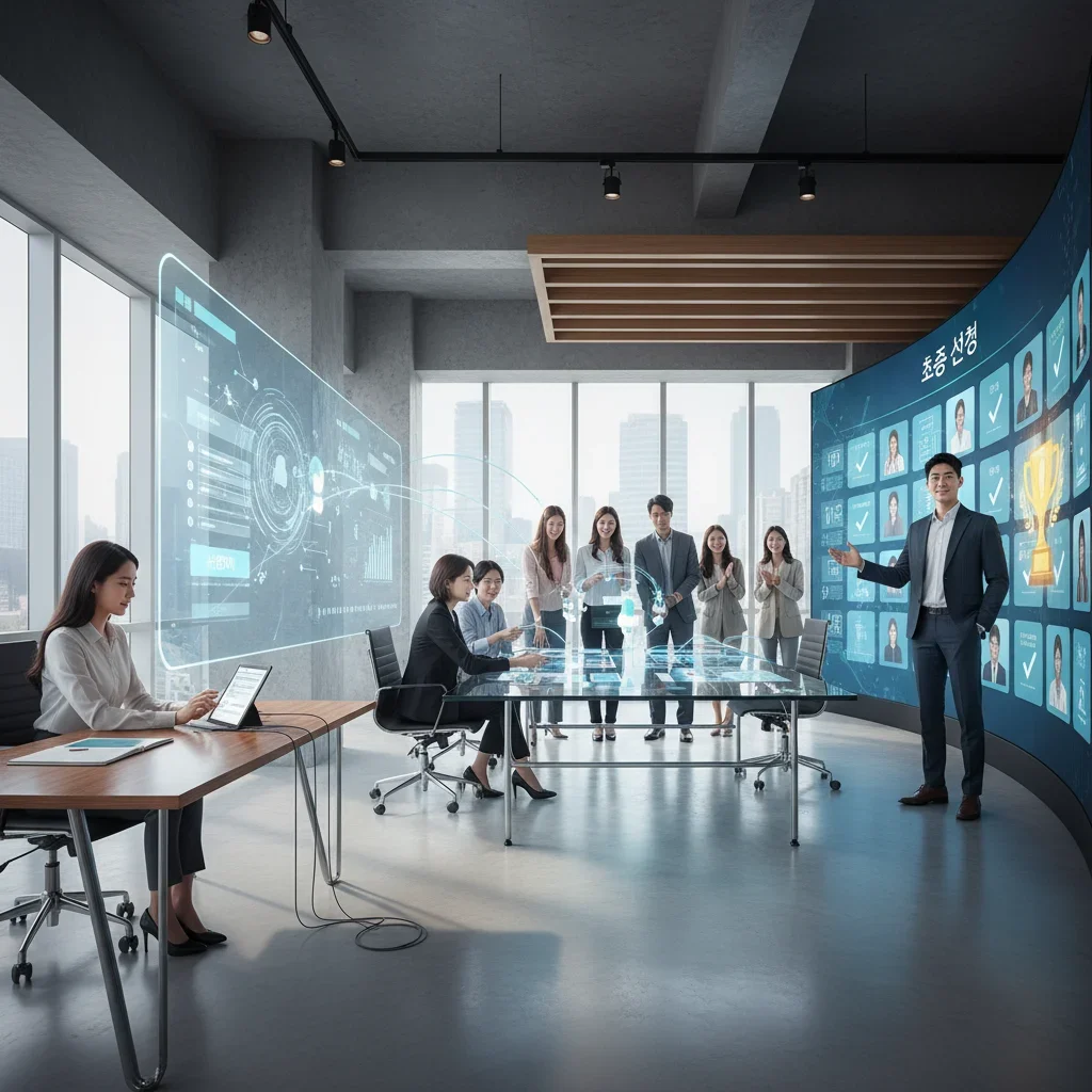 온라인 신청부터 최종 선정까지 관련 시각 자료