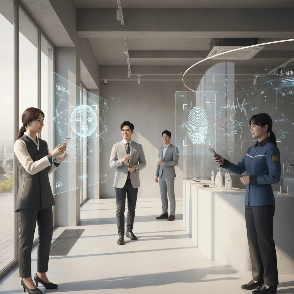 디지털 시대의 새로운 신원 확인 방식 관련 시각 자료