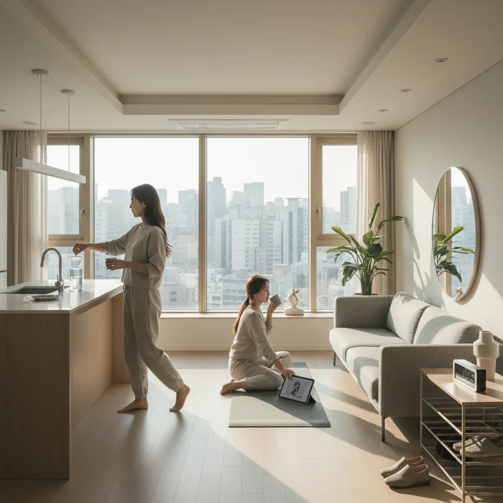 아침 루틴 (5분 완성) 관련 시각 자료