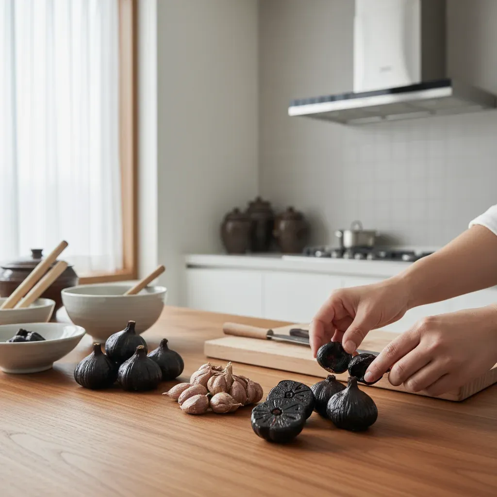 품질 좋은 흑마늘 고르는 기준 관련 시각 자료