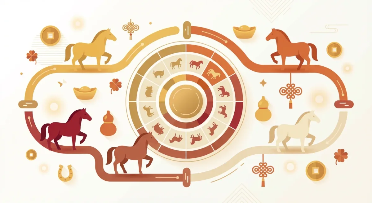 말띠 연도별 운세 분석 차트