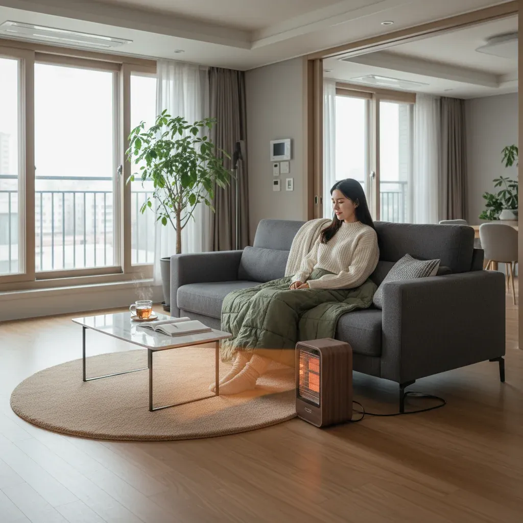 부분 난방의 현명한 활용 관련 시각 자료