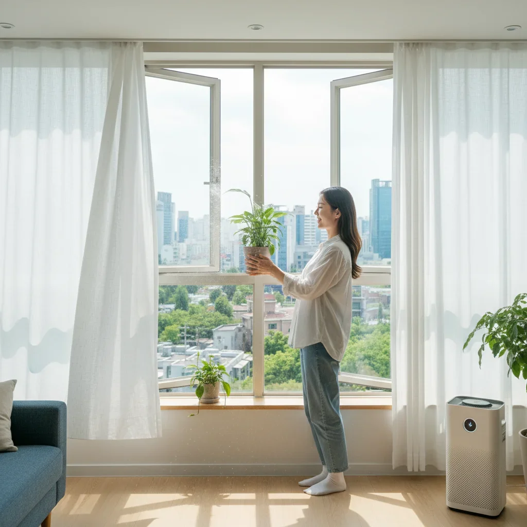 적절한 환기가 생명이다 관련 시각 자료