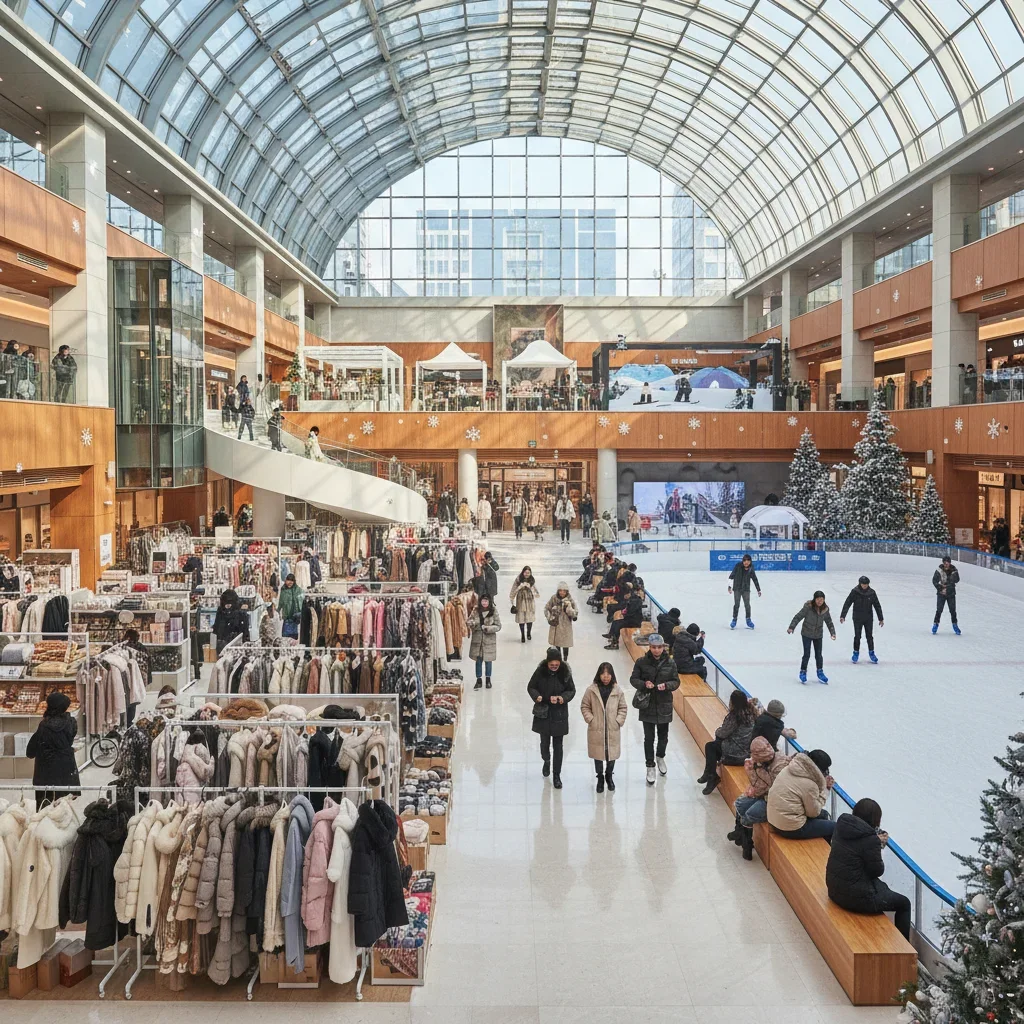 한 자리에서 만나는 겨울 쇼핑과 체험 관련 시각 자료