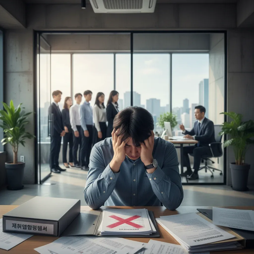 재취업활동계획서 미제출의 위험성 관련 시각 자료