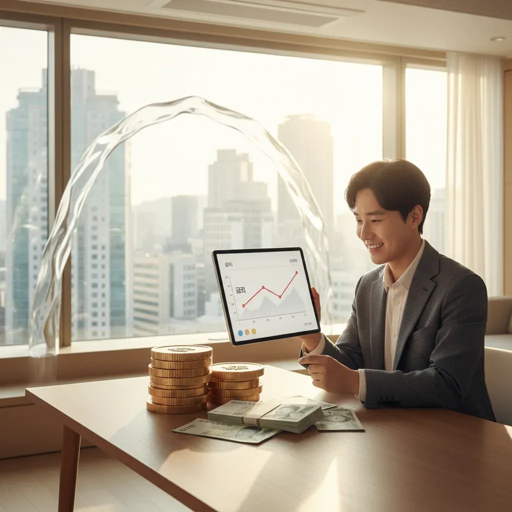 규제완화가 가져온 금리 절감의 실체 관련 시각 자료