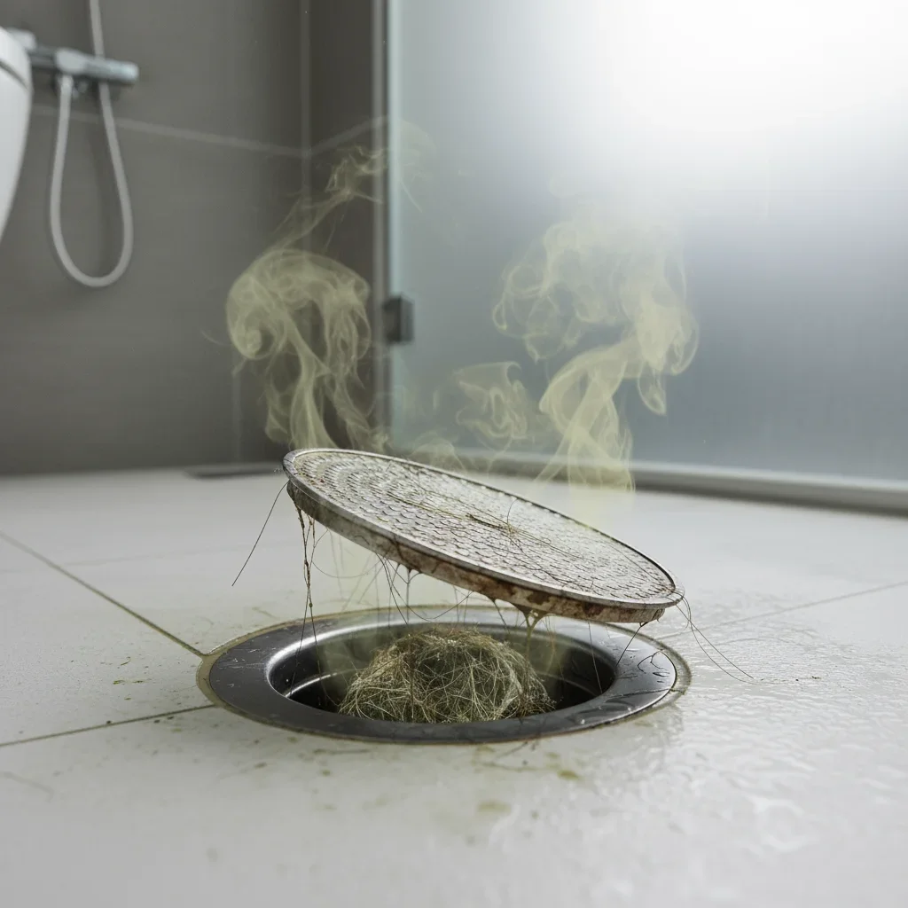 화장실 배수구에서 올라오는 악취의 정체 관련 시각 자료