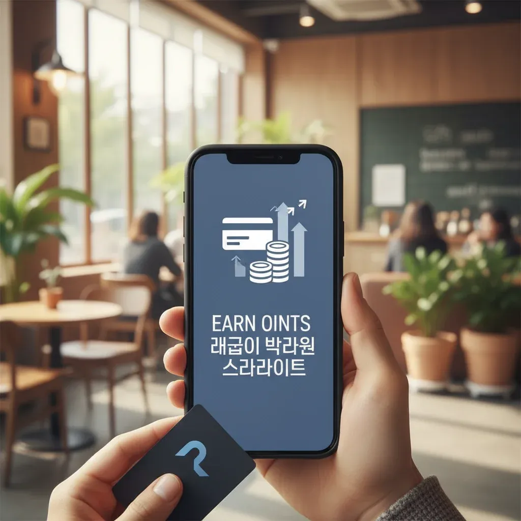 현금 할인 대신 포인트로 돌려받기 관련 시각 자료