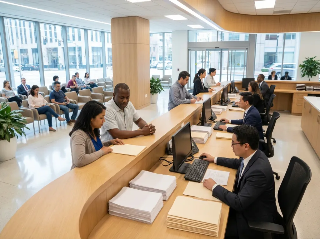 행정복지센터에서의 고유가 지원금 신청 과정