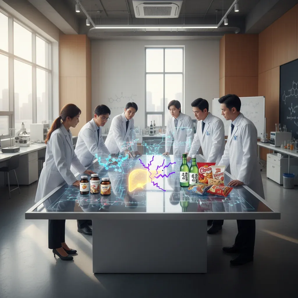 간 독성 발생 원리 관련 시각 자료