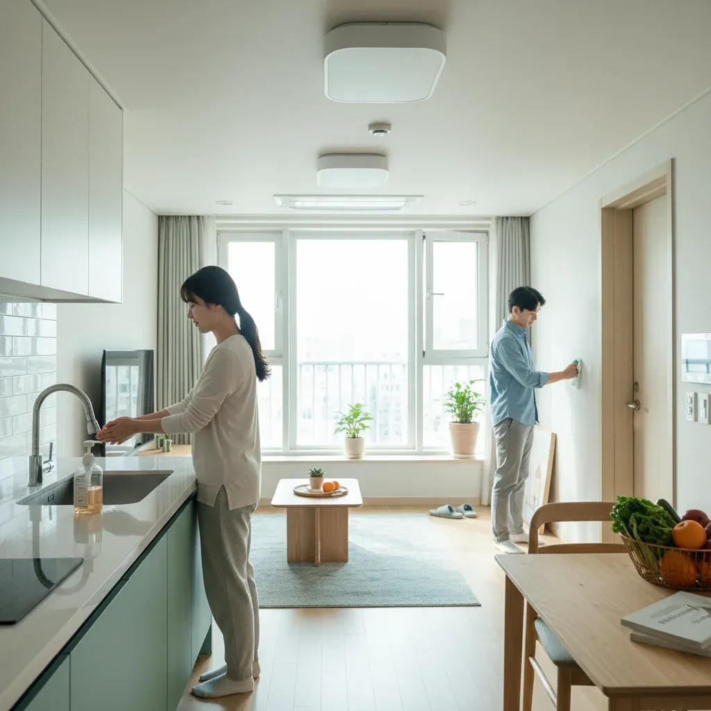 생활 속 간단한 예방 팁 관련 시각 자료