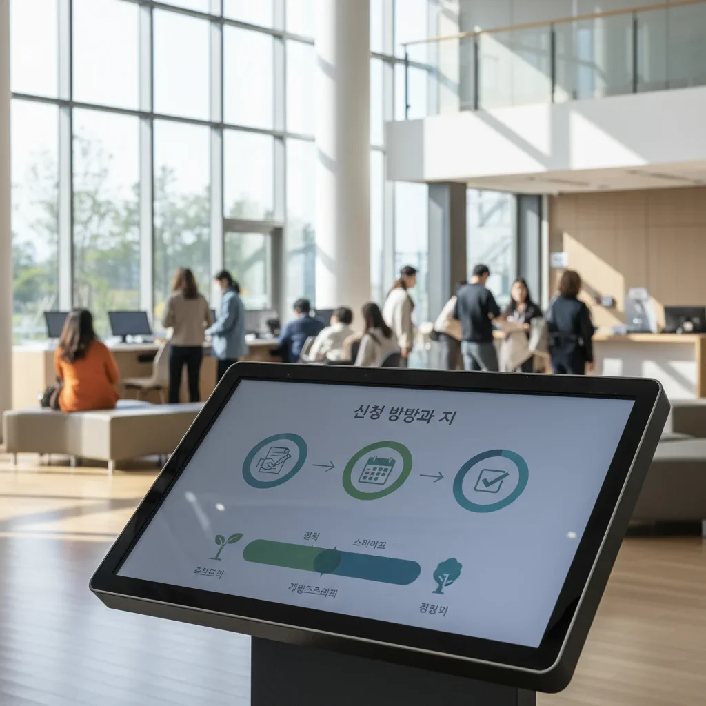 신청 방법과 시기 관련 시각 자료