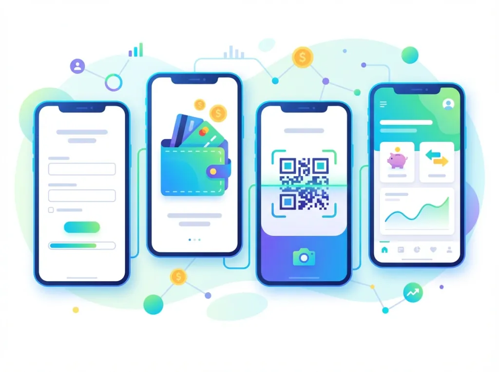 누비전 앱 회원가입과 첫 구매 화면