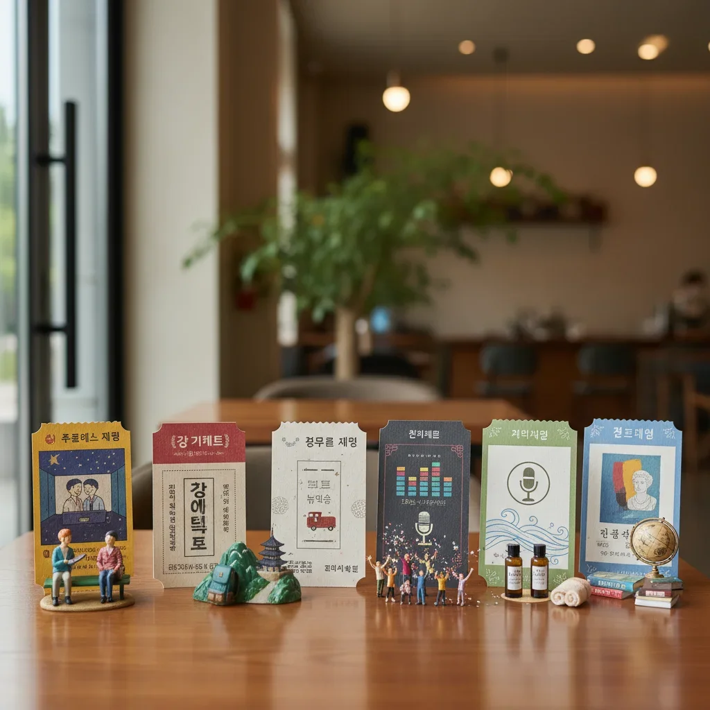 각 티켓별 추천 상황 관련 시각 자료