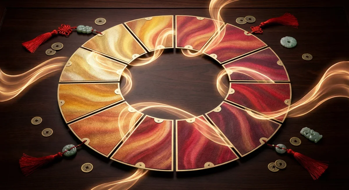 2026년 월별 운세 흐름을 나타내는 달력